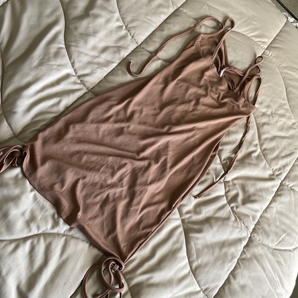 Mini Dress with Ties - Picture 4 of 4